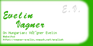 evelin vagner business card